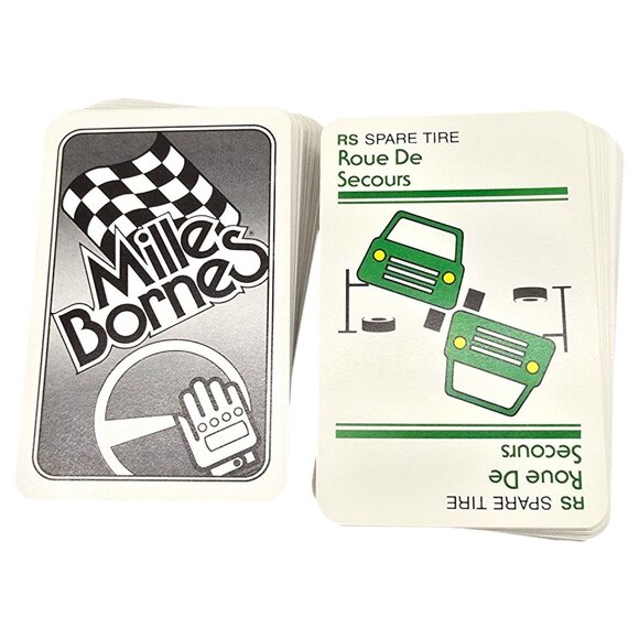 Vintage Millie Bornes French Auto Race Card Game Parker Bros. Complete 1988 EUC - Picture 7 of 9